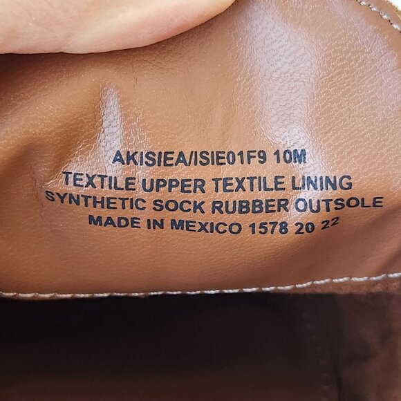 Anne Klein Brown Block Heel Mules Faux Suede Buckle Slip On Business Casual 10 - Picture 11 of 14